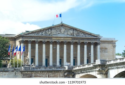 The French National Assembly-Bourbon Palace The Lower House Of The Parliament , Paris, France.