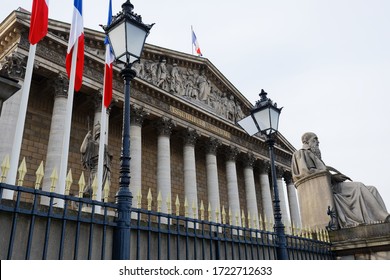 The French National Assembly-Bourbon Palace The Lower House Of The Parliament , Paris, France.