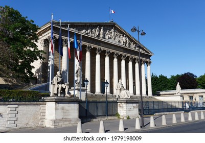 The French National Assembly-Bourbon Palace The Lower House Of The Parliament , Paris, France.