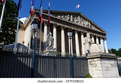 The French National Assembly-Bourbon Palace The Lower House Of The Parliament , Paris, France.