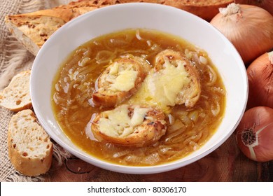 French Onion Soup With Cheese  Cheese