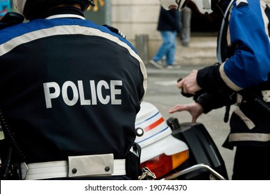 French Police In Paris 