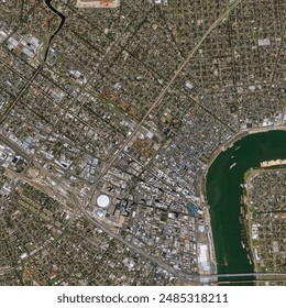 French Quarter, New Orleans. . Elements of this image furnished by NASA. - Powered by Shutterstock