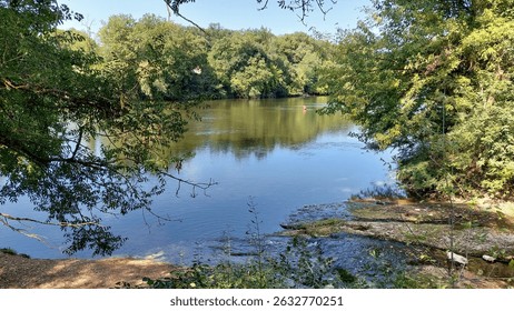 french river reflection chaors lotvalley