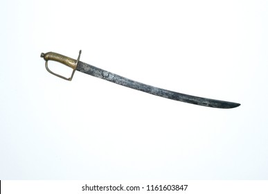 French Sabre From The Napoleonic Wars, Isolated On White Background