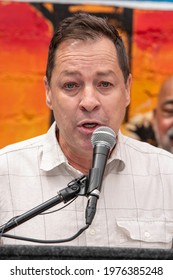 French Stewart Attends Press Conference For State Senator Susan Rubio Senate Bill 805, 