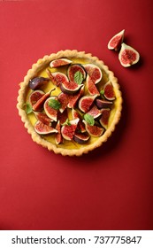 French Tart With Figs And Honey, Food Above