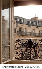 French Window View In 8th Arrondissement 