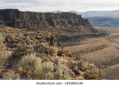 Frenchman Coulee Gorge In Central Washington.