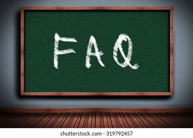 frequently asked question (FAQ) concept