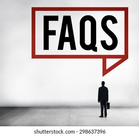 Frequently Asked Questions Faq Feedback Information Concept