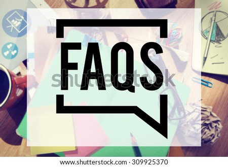 Frequently Asked Questions Faq Feedback Information Concept