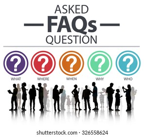 Frequently Asked Questions Faq Problems Concept Stock Photo 326558624 ...