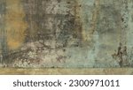 Fresco on the wall for background, . Detail of ancient mural. The vintage texture painted wall close-up.