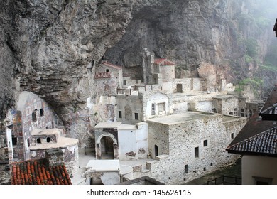 Frescoes At Sumela Monastery, Turkey