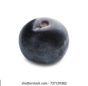 Fresh Acai Berry, Isolated On White