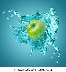 Fresh Apple Water Splash