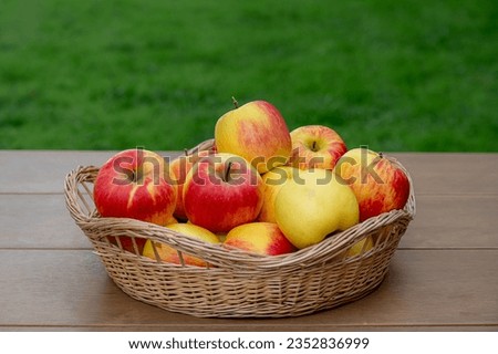 Similar – Image, Stock Photo Ripe apples Fruit Apple