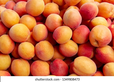Fresh apricot background - Shutterstock ID 1349808473