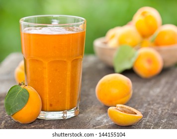 Fresh Apricot And Juice