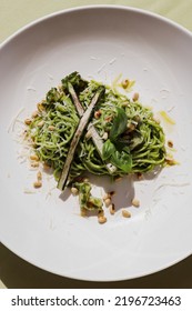 Fresh Asparagus Pasta With Cheese