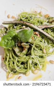 Fresh Asparagus Pasta With Cheese