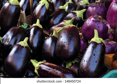 fresh aubergines - Powered by Shutterstock