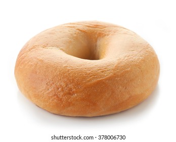 Fresh Bagel Isolated On White Background