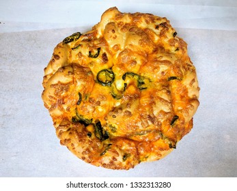 Fresh Baked Jalapeno Cheddar Bread.