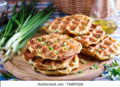 Fresh Baked Potato Waffles