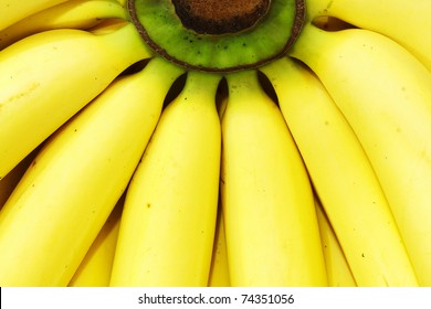 Fresh Banana Close Up