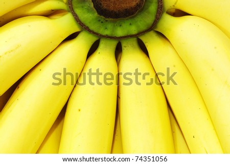 Fresh Banana close up