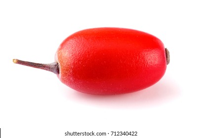 Fresh Barberry Isolated On A White Background