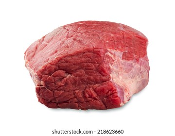 Fresh Beef Slab Isolated On White Stock Photo 218623660 | Shutterstock