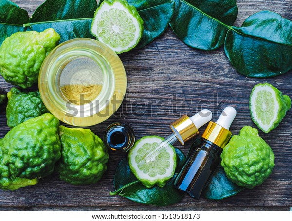 Fresh Bergamot Fruit Kaffir Lime Citrus Stock Photo Edit Now 1513518173