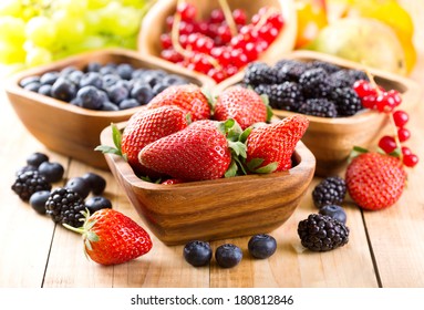 Fresh Berries In A Bowl