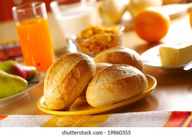 Fresh bread for breakfast