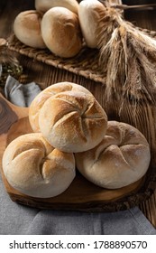 Fresh bread for breakfast. Selective focus.