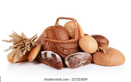 Fresh Bread Isolated On White