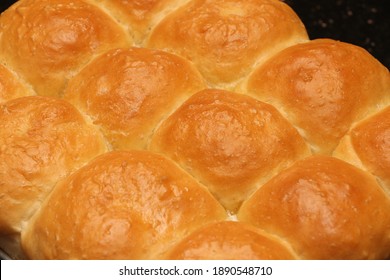 Fresh Bread Loaf Baked At Home, Called As Pav In India