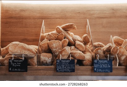 Fresh bread for substantial breakfast