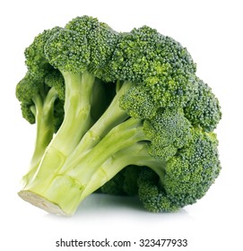 Fresh Broccoli Isolated On White