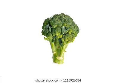 Fresh broccoli vegetable isolated on white background. - Shutterstock ID 1113926684