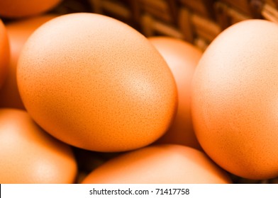 Fresh brown cage free eggs - Powered by Shutterstock