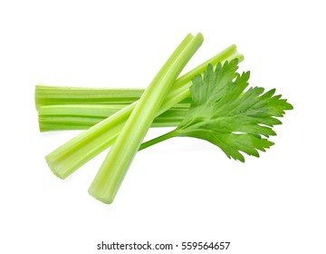 Fresh celery isolated on white background - Shutterstock ID 559564657