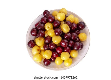 Fresh cherry background. Macro detail, isolated cherryes. Food background. - Powered by Shutterstock