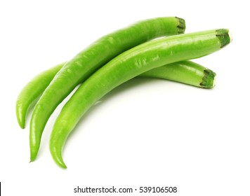 fresh chili on white background