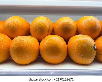 Fresh Citrus Fruits On Display In The Fruit Shop Ready To Be Enjoyed