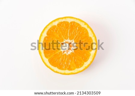 Similar – Orangenscheiben auf gelbem Hintergrund.