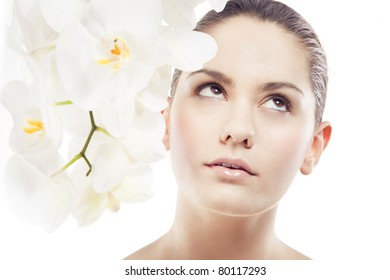 Fresh Clear Healthy Skin On Face Stock Photo 80117293 